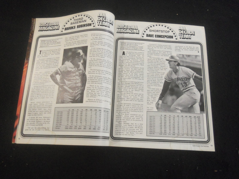 1980 APRIL BASEBALL MAGAZINE - PETE ROSE COVER - B 6348D