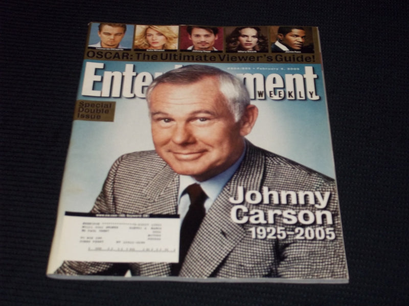 2005 FEBRUARY 4 ENTERTAINMENT WEEKLY MAGAZINE - JOHNNY CARSON COVER - E 12371