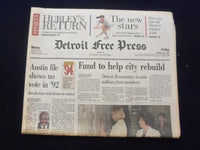 1994 OCT 28 DETROIT FREE PRESS NEWSPAPER - FUND TO HELP CITY REBUILD - NP 7242