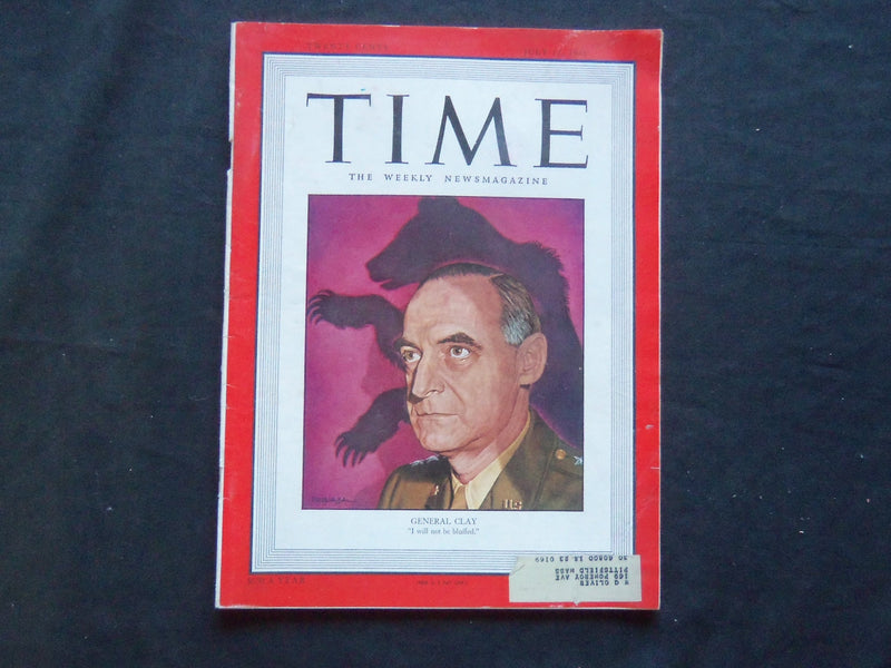1948 JULY 12 TIME MAGAZINE - GENERAL LUCIUS CLAY - T 1130