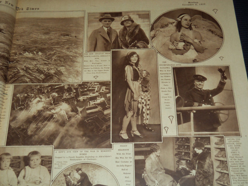 1925 DECEMBER 6 NEW YORK TIMES PICTURE SECTION - COCOANUTS - MARX BRO. - NT 9471