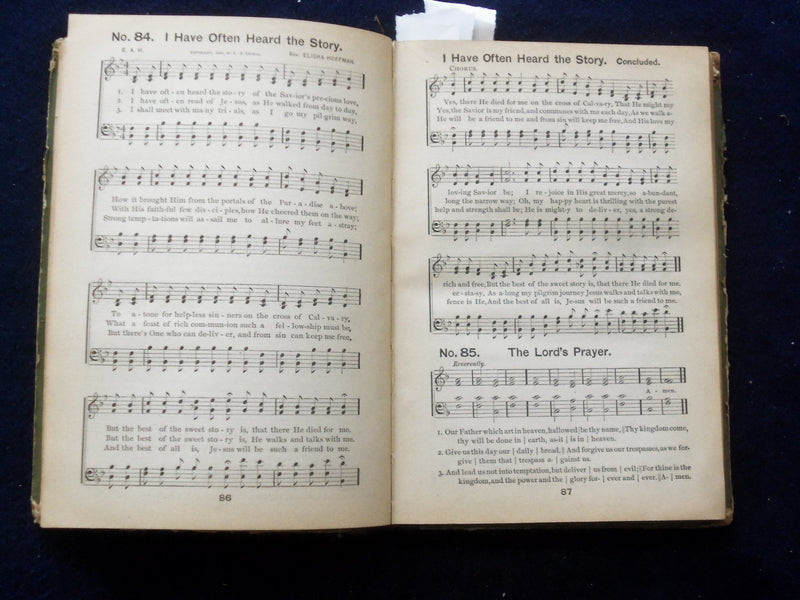 1894 TRIUMPHANT SONGS NO. 4 HARDCOVER BOOK PUBLISHED BY E.O. EXCELL- KD 8437