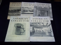 1937-1942 AMERICAN COLLECTOR MAGAZINE LOT OF 5 ISSUES - O 2593C