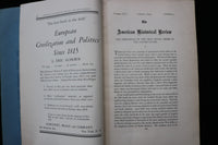 1935 JANUARY THE AMERICAN HISTORICAL REVIEW QUARTERLY SOFTCOVER BOOK - K 2915
