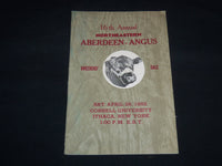 1952 NORTHEASTERN ABERDEEN-ANGUS BREEDERS' 16TH ANNUAL SALE CATALOG - J 9106