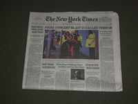 2017 MAY 23 NEW YORK TIMES - FATAL MANCHESTER CONCERT BLAST IS CALLED TERROR