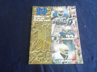 1998 NOVEMBER 21 FOOTBALL PROGRAM - UNIVERSITY OF NOTRE DAME VS LSU - SP 1213K