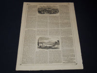 1858 APRIL 3 LIFE ILLUSTRATED NEWSPAPER - WALK DOWN FOURTH AVENUE - NP 5892