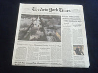 2022 APRIL 28 NEW YORK TIMES-RUSSIA THREATENS MORE RETALLIATION OVER UKRAINE AID