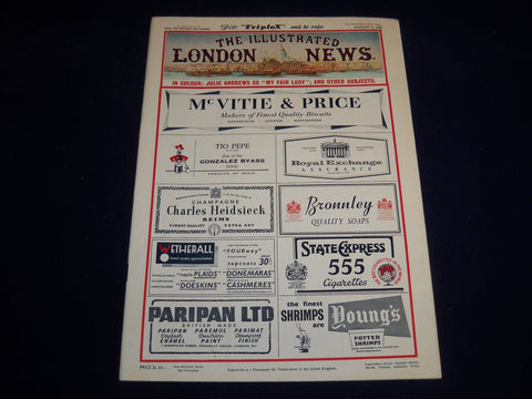 1958 AUGUST 9 ILLUSTRATED LONDON NEWS MAGAZINE - FLAG AT HARROW - E 8028