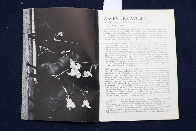 1970'S CIRKUS SCHUMANN SOFTCOVER PROGRAM - DUTCH TEXT - K 609