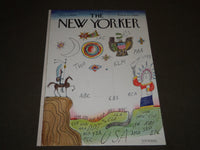 1964 DECEMBER 5 NEW YORKER MAGAZINE FRONT COVER ONLY BY SAUL STEINBERG