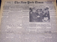 1949 MARCH 7 NEW YORK TIMES - 3,800 YEAR OLD BABYLONIAN TABLET - NT 3191