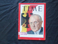 1953 AUGUST 31 TIME MAGAZINE - WEST GERMANY'S KONRAD ADENAUER - T 1395