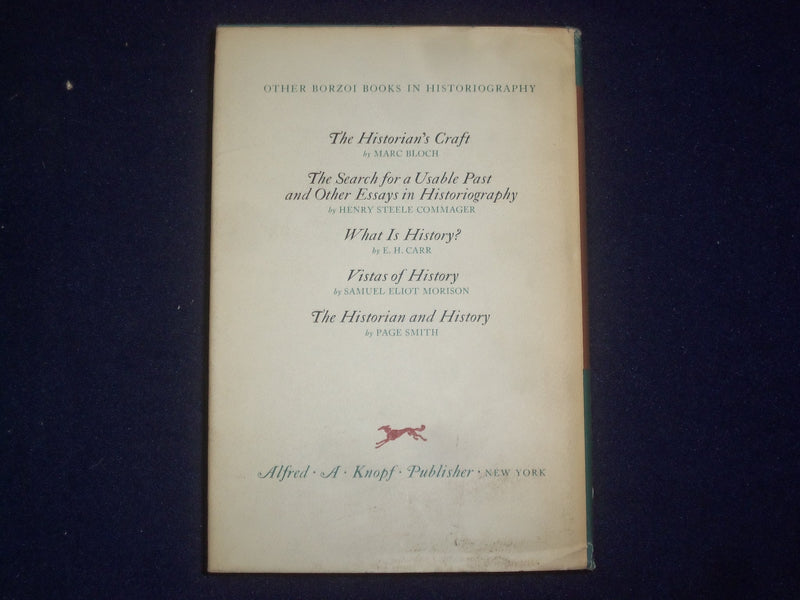 1968 A HISTORIAN'S PROGRESS HARDCOVER BOOK BY ROY F. NICHOLS - 1ST ED. - KD 9186