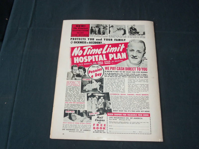 1955 MAY THE NATIONAL POLICE GAZETTE MAGAZINE-AVA GARDNER-SAMMY DAVIS JR.-B 5664