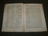 1856 FEBRUARY 1 THE WORKING FARMER DEVOTED TO AGRICULTURE NEWSPAPER - NP 4248
