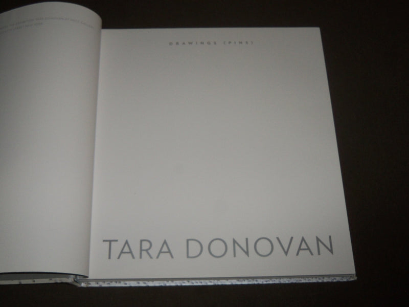 2015 TARA DONOVAN DRAWINGS PINS HARDCOVER BOOK - PACE GALLERY NEW YORK - D 177