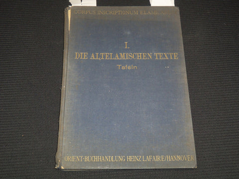 1926 DIE ALTELAMISCHEN TEXTE GERMAN BOOK - 30 FOLD-OUTS - KD 5293E