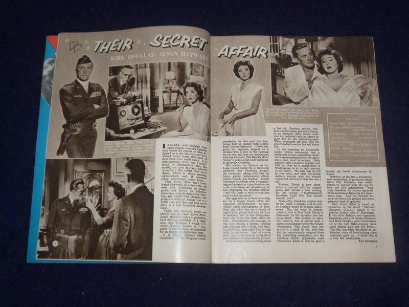 1957 MAY FILM REVIEW MAGAZINE - VIRGINIA MAYO - MARJORIE HELLEN - J 9688