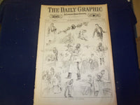 1887 OCTOBER 17 THE DAILY GRAPHIC NEWSPAPER - WAITING AND WAITERS - NT 7676