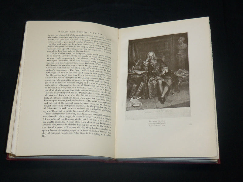 1931 WOMAN AND ROCOCO IN FRANCE HARDCOVER BOOK BY KARL TOTH - KD 2763L