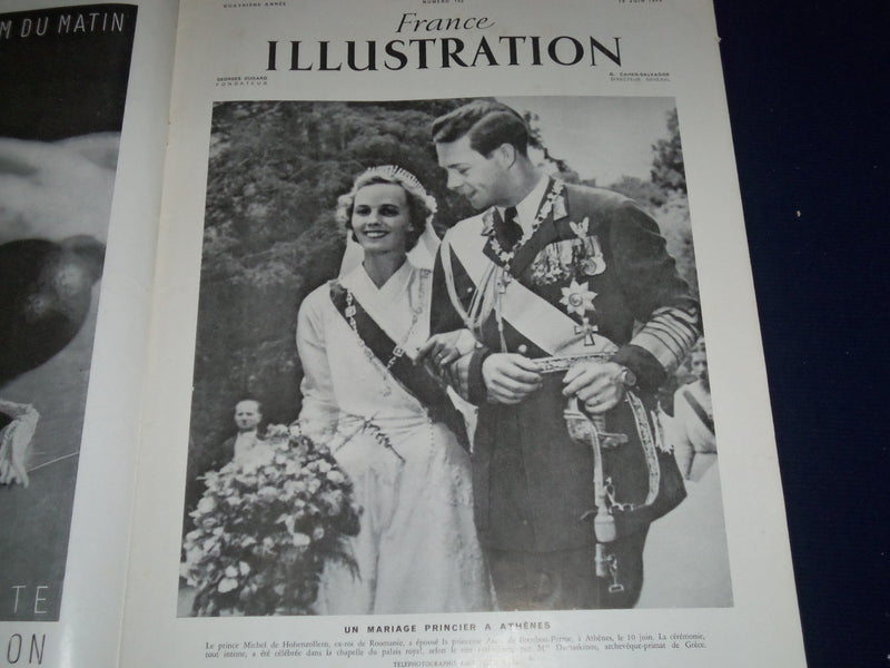 1948 FRANCE ILLUSTRATION FRENCH MAGAZINE LOT OF 18 DIFFERENT - PHOTOS - O 503