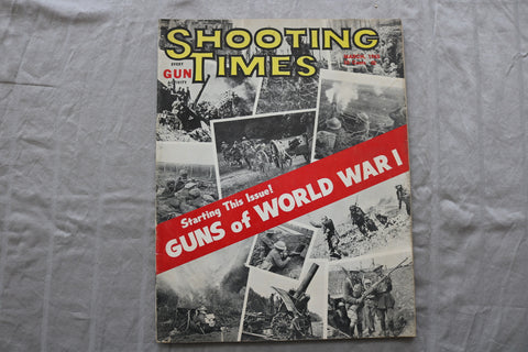 1965 MARCH SHOOTING TIMES MAGAZINE - GUNS OF WORLD WAR I COVER - ST 3400W
