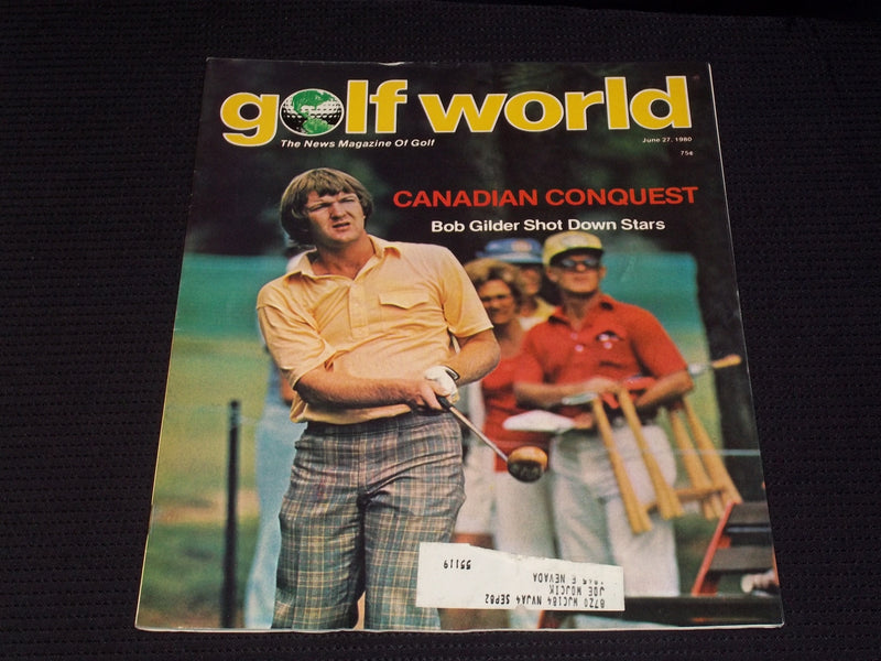 1980 JUNE 27 GOLF WORLD MAGAZINE - BOB GILDER FRONT COVER - E 6998