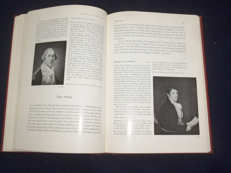 1965 AMERICAN PAINTINGS HARDCOVER BOOK - MET. MUSEUM OF ART - VOLUME 1 - KD 9165