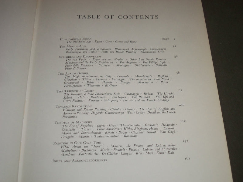 1966 THE STORY OF PAINTING BY H. W. & DORA JANE JANSON BOOK - I 1276
