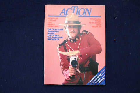 1975 SEP/OCT ACTION MAGAZINE - CANADIAN VIDEOTAPE COVER - E 19358