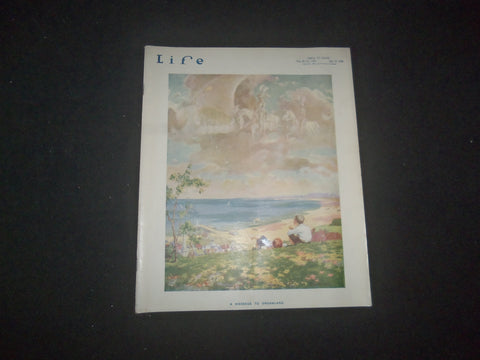 1920 LIFE JULY 15 MAGAZINE - A MESSAGE TO DREAMLAND - L 771C