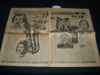 1936 APRIL SAN FRANCISCO CHRONICLE MAGAZINE SECTIONS - GOOSE GOSLIN AD - NP 3712
