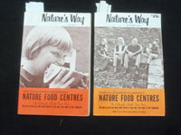 1974 JULY & OCTOBER NATURE'S WAY MAGAZINE - LOT OF 2 - K 102