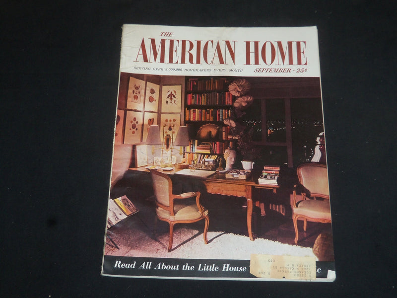 1955 SEPTEMBER THE AMERICAN HOME MAGAZINE- NICE COVER, STORIES & PHOTOS- SP 7214