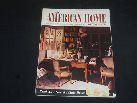 1955 SEPTEMBER THE AMERICAN HOME MAGAZINE- NICE COVER, STORIES & PHOTOS- SP 7214