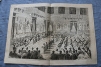 1864 FEB 27 LE MONDE ILLUSTRE MAGAZINE - GUERRE DU DANEMARCK - FRENCH - NP 8444