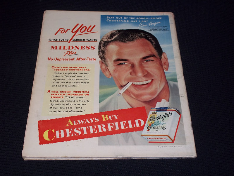 1951 JULY 3 LOOK MAGAZINE - GENE TIERNEY FRONT COVER - E 20453