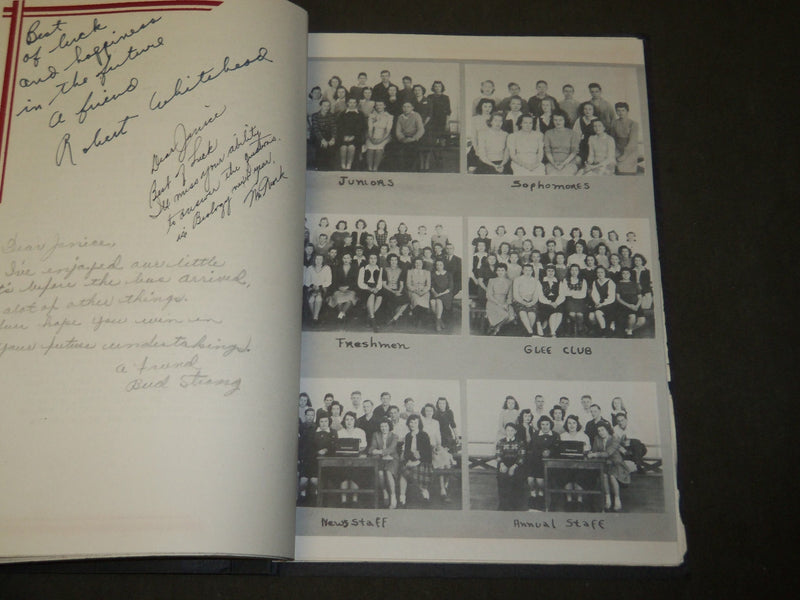 1944 THE NORTHLAND PHELPS HIGH SCHOOL YEARBOOK - PHELPS WISCONSIN - YB 1559