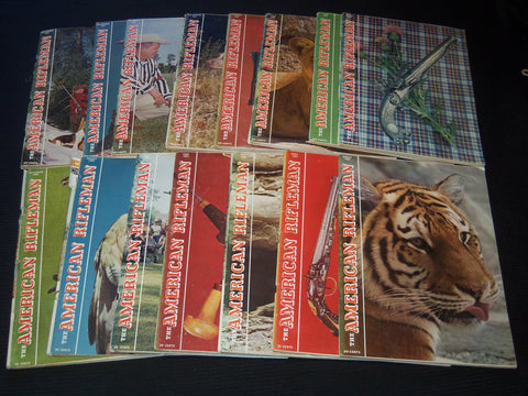 1964-1965 THE AMERICAN RIFLEMAN MAGAZINE LOT OF 15 ISSUES - O 3196E