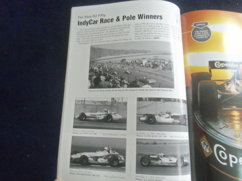 1995 MARCH 31-APRIL 2 SLICK 50 200 RACING PROGRAM PHOENIX INTL RACEWAY- SP 3804O