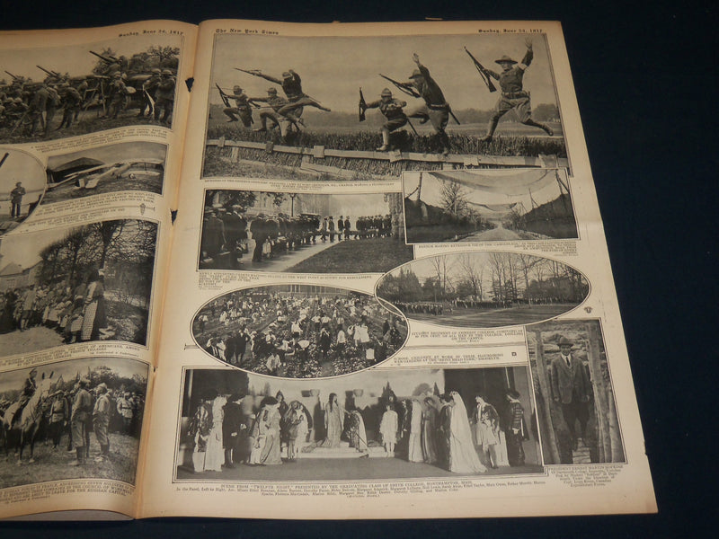 1917 JUNE 24 NEW YORK TIMES ROTO PICTURE SECTION - FORT SHERIDAN - NT 9378