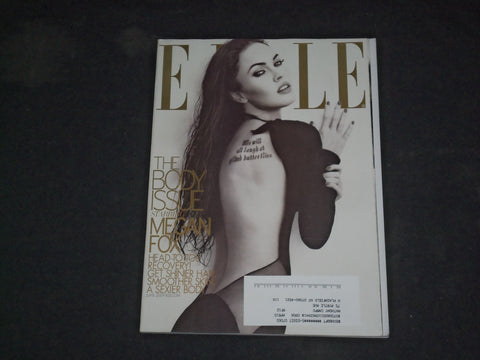 2009 JUNE ELLE MAGAZINE - MEGAN FOX COVER - B 4252