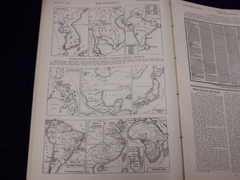 1916 JAN-JUN THE CONTINENT MAGAZINE BOUND VOLUME - GREAT ARTICLES - KD 1462