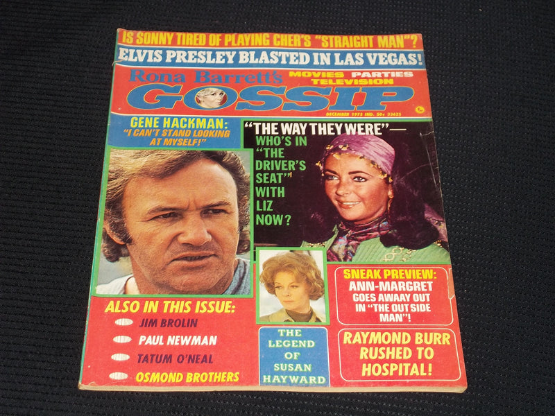 1973 DECEMBER RONA BARRETT'S GOSSIP MAGAZINE - GENE HACKMAN COVER - E 12218