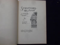 1900'S STRATFORD ON AVON SKETCH BOOK HARDCOVER BOOK BY GORDON HOME - KD 8359