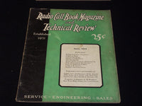 1932 JUNE RADIO CALL BOOK & TECHNICAL REVIEW MAGAZINE FRONT COVER - E 6305