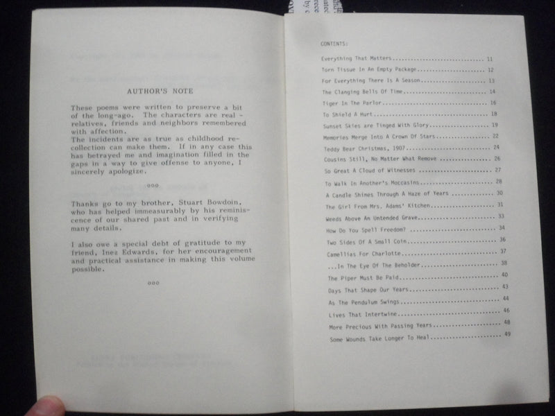 1985 WINDOWS ON THE PAST SOFTCOVER BOOK BY ALFRATA HANSEL - SIGNED - J 9661