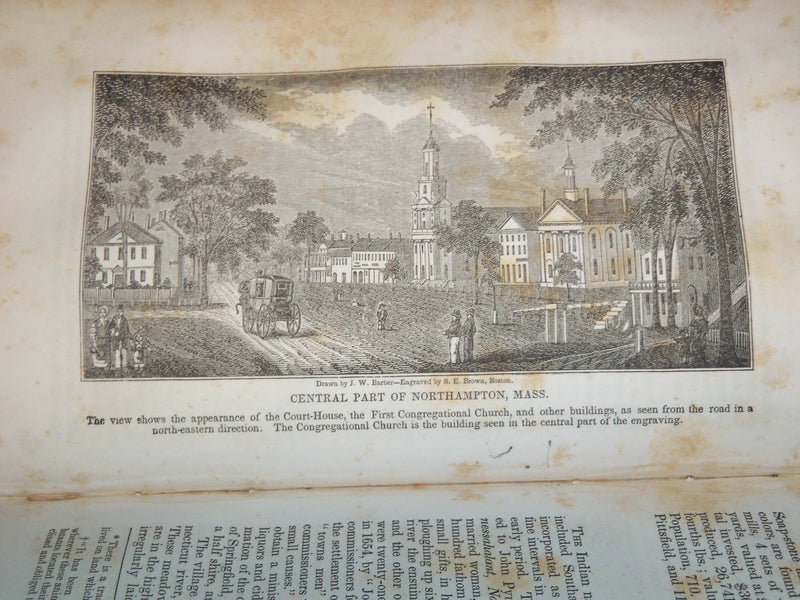 1840 HISTORICAL COLLECTIONS EVERY TOWN IN MASSACHUSETTS VOLUME - KD 4065C
